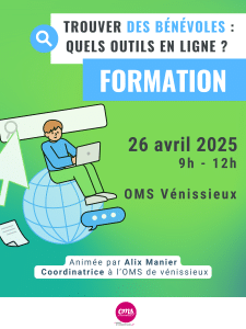 Affiche - Trouver des bénévoles