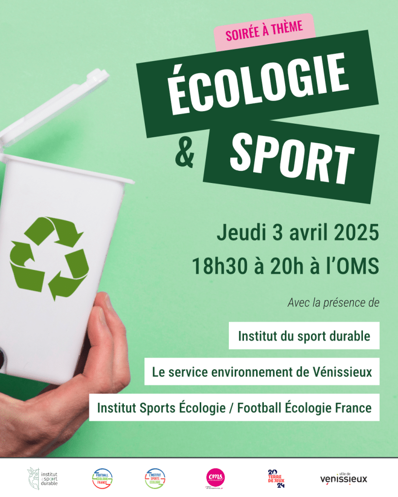 Affiche Soirée à thème - Sport & Écologie