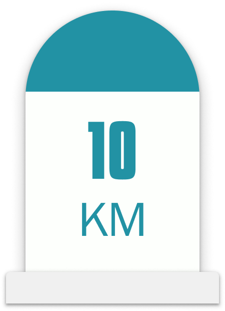 Illustration Borne 10km