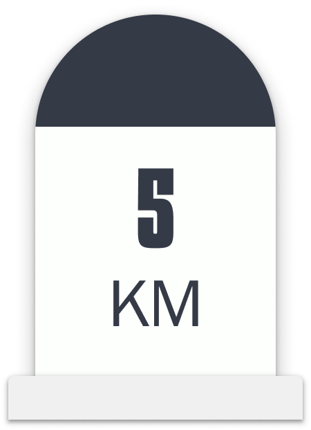 Illustration Borne 5km